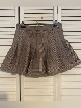 Plaid Tartan Grey Skirt